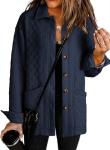 Dokotoo Women's Button Down Fall Shacket Jacket