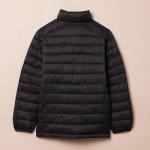 Boys' Water-Resistant Packable Puffer Jacket, Black