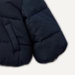 Baby Boys' Hooded Water-Resistant Puffer Jacket, Navy