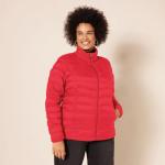 Women's Packable Water-Resistant Puffer Jacket, Red