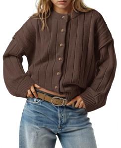 Women’s Button Down Knit Cardigan Sweater