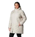 Columbia Women's Long Hooded Puffer Jacket, Dark Stone