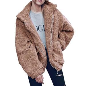 PRETTYGARDEN Women's Oversized Sherpa Fleece Coat