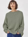 Womens Oversized Casual Long Sleeve Mock Neck Sweater
