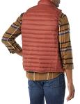 Men's Packable Water-Resistant Puffer Vest, Earth Red