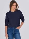 ANRABESS Women’s Lightweight Crewneck Sweater in Navy