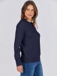 ANRABESS Women’s Lightweight Crewneck Sweater in Navy