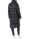 Women's Lightweight Black Water-Resistant Cocoon Puffer Coat