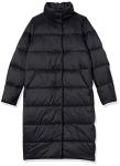 Women's Lightweight Black Water-Resistant Cocoon Puffer Coat