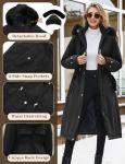 Jyanl Women's Warm Puffer Coat with Removable Hood