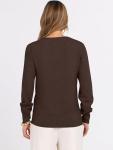 Womens Casual V Neck Long Sleeve Sweater