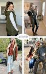 ECOWISH Women's Reversible Long Puffer Vest