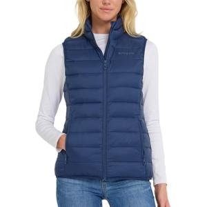 Spyder Women's Lightweight Navy Puffer Vest