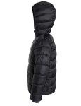 Kids Lightweight Hooded Puffer Jacket - Black