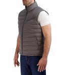 Cole Haan Men's Charcoal Quilted Vest, X-Large