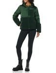 Women's Full-Zip Sherpa Fleece Puffer Jacket