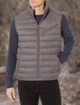 Cole Haan Men's Charcoal Quilted Vest, X-Large