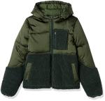 Women's Full-Zip Sherpa Fleece Puffer Jacket