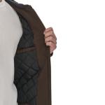 Levi's Men's Quilted Canvas Hoody Bomber Jacket