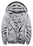 JiangWu Women's Cozy Sherpa Lined Hooded Jacket