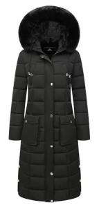 Moerdeng Women's Warm Waterproof Winter Puffer Coat