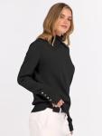 ANRABESS Women's Turtleneck Button Pullover Top