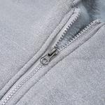 JiangWu Women's Cozy Sherpa Lined Hooded Jacket