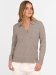 ANRABESS Women's Lightweight Polo V-Neck Sweater