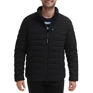 Calvin Klein Men's Packable Down Jacket, Black