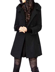 Women's Warm Double Breasted Wool Pea Coat