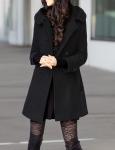 Women's Warm Double Breasted Wool Pea Coat