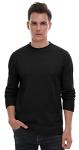 Sailwind Men's Black Crewneck Casual Sweater
