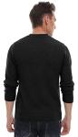 Sailwind Men's Black Crewneck Casual Sweater