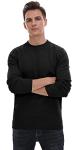 Sailwind Men's Black Crewneck Casual Sweater