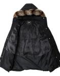 Plus Size Women's Down Parka with Detachable Hood