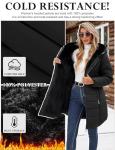 Warm Windproof Women's Down Jacket with Fur Lining