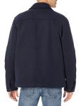 Men's Wool Blend Bomber Jacket - Navy