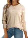 Dokotoo Women's Lightweight Wool Pullover Sweater