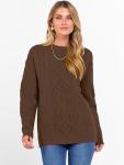 ANRABESS Women’s Oversized Chunky Cable Knit Sweater