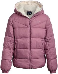 Reebok Girls Heavyweight Quilted Winter Puffer Coat