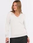 ANRABESS Women's V Neck Long Sleeve Sweater