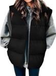 Lightweight Women's Puffer Vest with Pockets