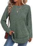 Womens Lightweight Fall Tunic Sweater Tops