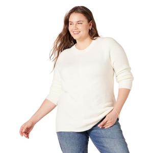 Women's Soft Touch Crewneck Sweater, Ivory