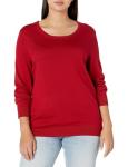 Amazon Essentials Women's Lightweight Crewneck Sweater - Red