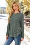 Womens Lightweight Fall Tunic Sweater Tops