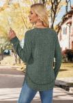 Womens Lightweight Fall Tunic Sweater Tops