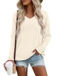 Women’s Oversized V Neck Knit Sweater Top