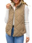 Dokotoo Women's Fleece Sherpa Vest with Pockets