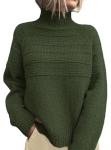 PRETTYGARDEN Women’s Chunky Knit Turtleneck Sweater